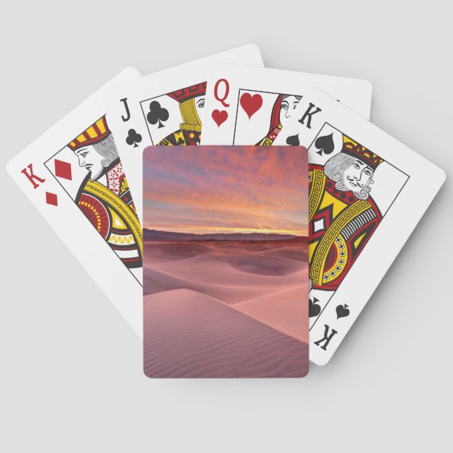 Rosa Sanddünen, Death Valley, CA Spielkarten (Rückseite)