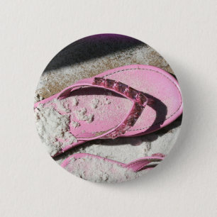 Rosa sandige drehen Reinfallsandelholze auf Button