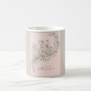Rosa, sanfte Koalamutter und Joey Kaffeetasse