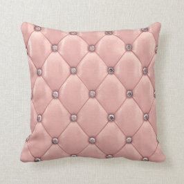 Rosa Satin Metallic Elegant Satin Metallisch Kissen