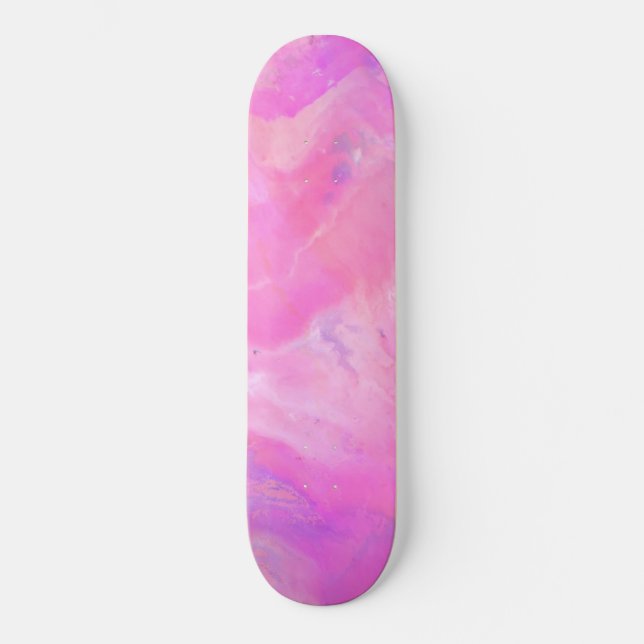 Rosa Säureschicht Skateboard (Vorderseite)