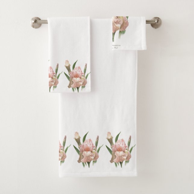 Rosa Scham Iris Badhandtuch Set (Insitu)