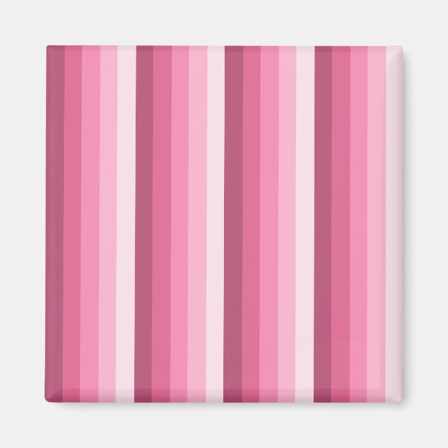 Rosa Schattenstreifen Magnet (Vorne)