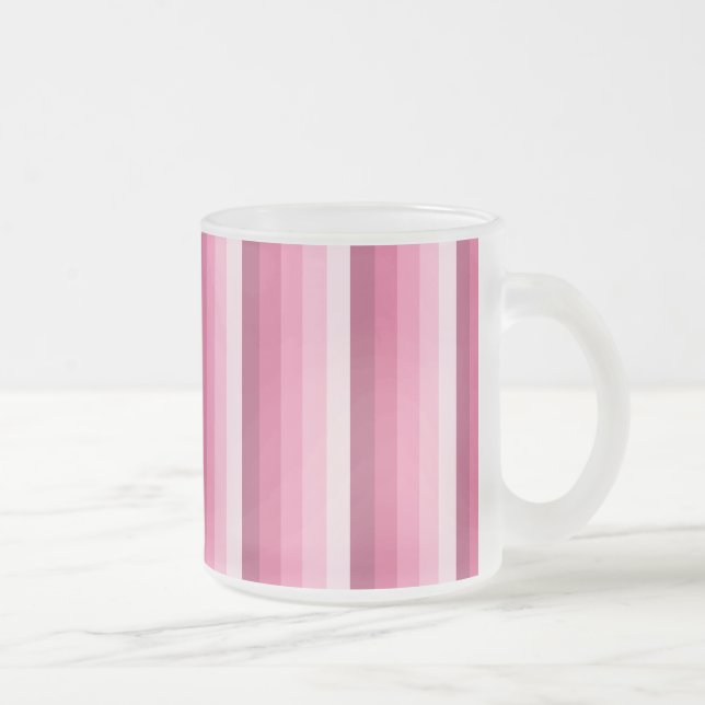 Rosa Schattenstreifen Mattglastasse (Rechts)