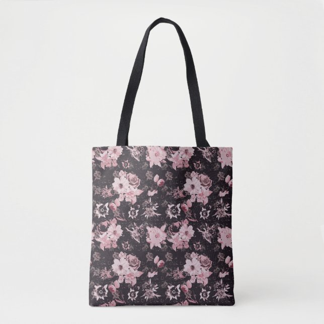Rosa scheint im Dunkeln Tasche (Vorderseite)