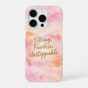 Rosa Schick Mädchenhaft Motivierend iPhone 16 Pro Hülle