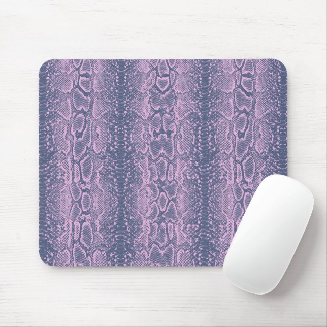 Rosa Schlange Hautfresse Mousepad (Mit Mouse)