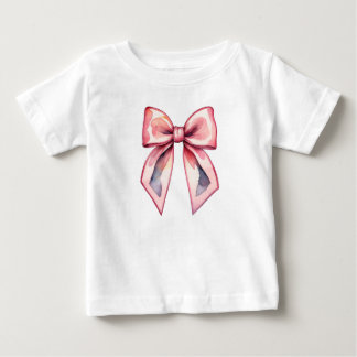 rosa Schleife Baby T-shirt