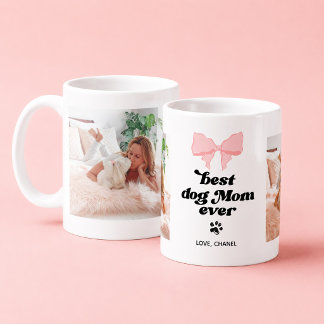 Rosa Schleife Beste Hundemutter Aller Zeiten Benut Kaffeetasse