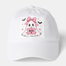 Rosa Schleife BOO Geist Coquette Halloween