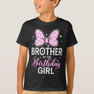 Rosa Schleife Familie passend Bruder zum Geburtsta T-Shirt