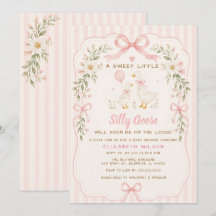 Rosa Schleife Floral Alberner Gänse Mädchen Baby S