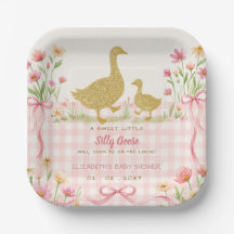 Rosa Schleife Floral Alberner Gänse Mädchen Baby S