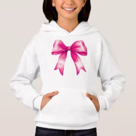 Rosa Schleife Hoodie