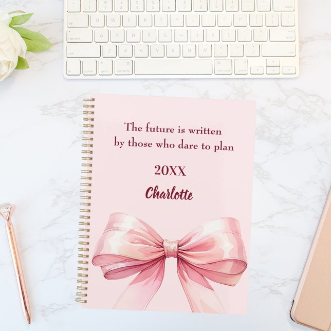 Rosa Schleife Inspirationszitat 2026 Planer (Von Creator hochgeladen)