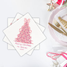 Rosa Schleife Rosa Weihnachtsbaum