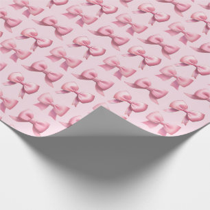 Rosa Schleifen Geschenkverpackungspapier Geschenkpapier