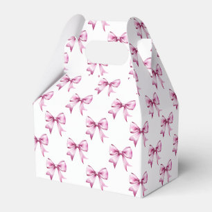 Rosa Schleifenband Geschenkschachtel