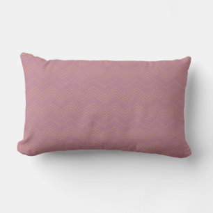 Rosa, schlichte, moderne, coole, trendige Zickzack Lendenkissen