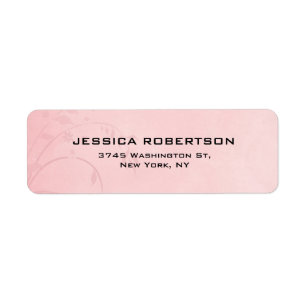Rosa schlichtes elegantes modernes Trendy