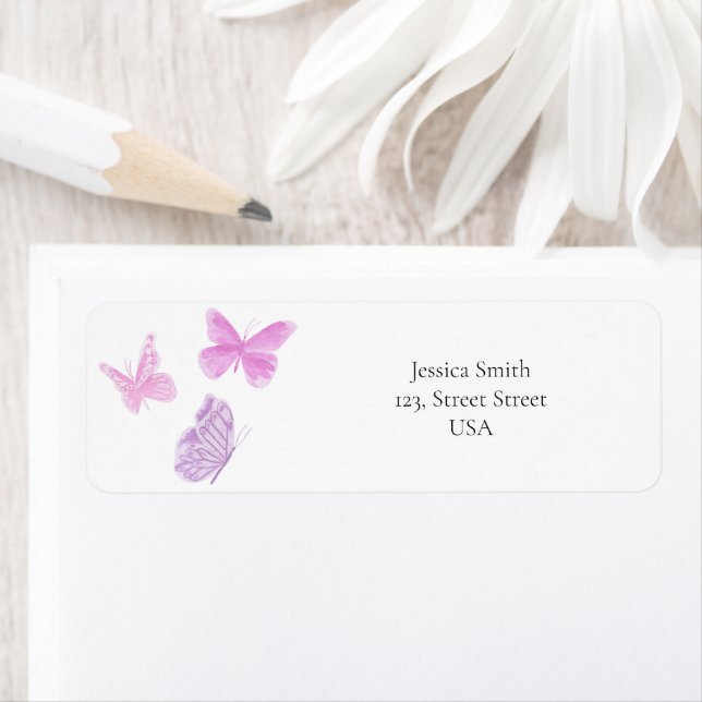 Rosa Schmetterling (Insitu)