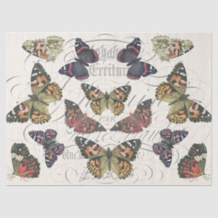 Rosa Schmetterling Decoupage Gewebe Seidenpapier
