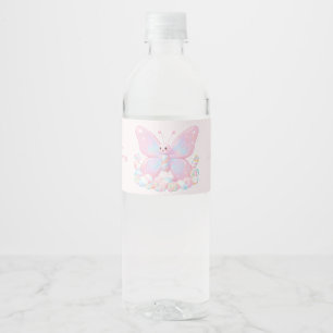 Rosa Schmetterling Mädchen Baby Shower Wasser