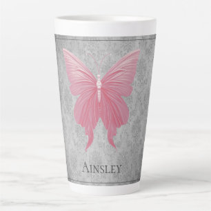 Rosa Schmetterling Milchtasse