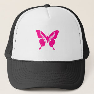 Rosa Schmetterling Truckerkappe