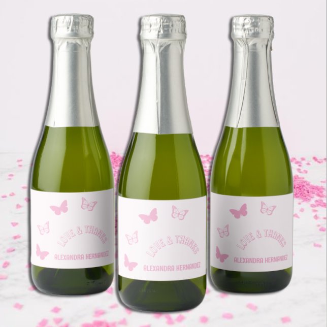 Rosa Schmetterlinge Quinceanera (Von Creator hochgeladen)