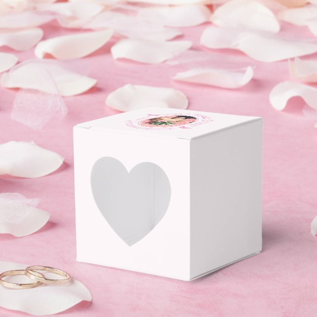 Rosa Schmetterlinge Quinceanera Geschenkschachtel (Hochzeit)