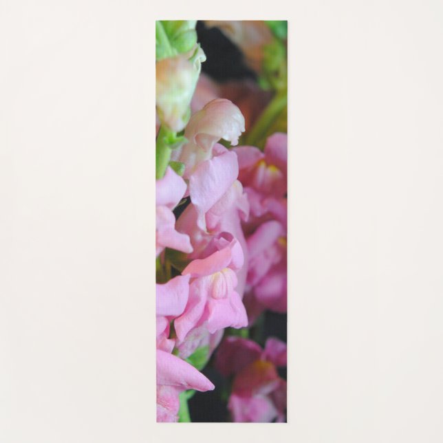 Rosa Schnappschüsse Yogamatte (Vorderseite)