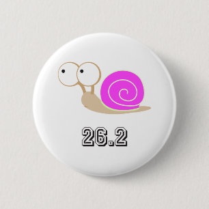 Rosa Schnecke 26,2 Button