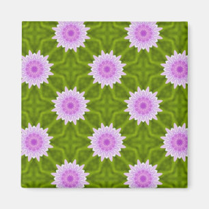 Rosa Schneeflocken Magnet