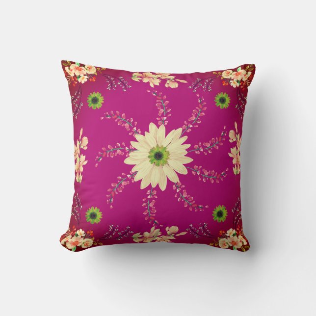 Rosa, schönes Kissen (Vorderseite)