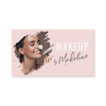 Rosa Schriftzug Social Icon QR Code Foto Make-up