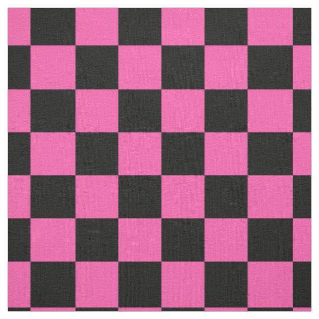 rosa Schwarz-Gelb-Muster Stoff (Muster)