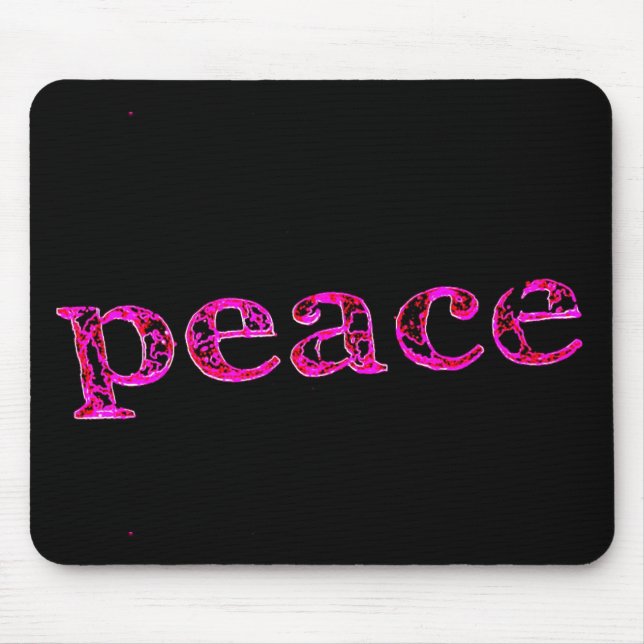 Rosa schwarz mousepad (Vorne)