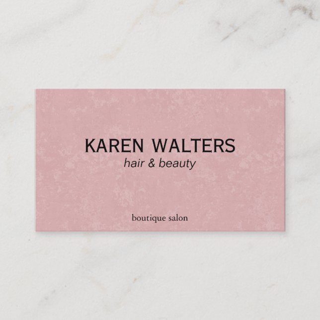 Rosa/schwarz (Terminkarte) Terminkarte (Vorderseite)