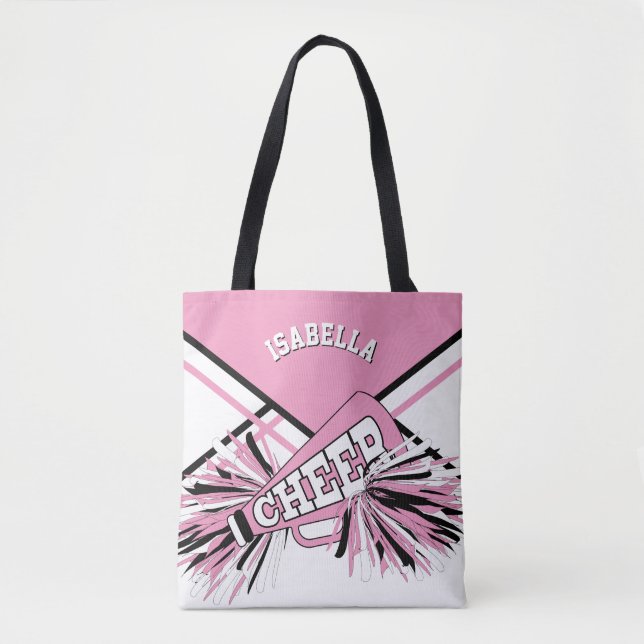 rosa, schwarz und weiß Chefdesign Tasche (Vorderseite)