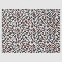 Rosa Schwarz-weiß Leopard