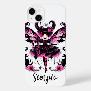 Rosa schwarze gothische Fee Skorpion Astrologie St Case-Mate iPhone 14 Plus Hülle
