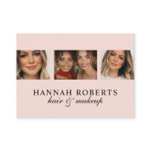 Rosa schwarze Schrift 3 Foto Haar Make-up