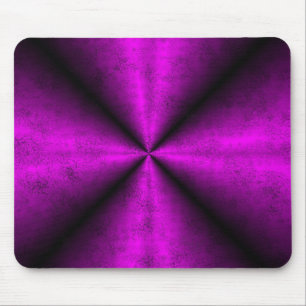 Rosa schwarzer Regenbogen in Elephant Skin Leather Mousepad