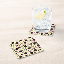 Rosa & schwarzes Polka-Punkt-Glamour-Muster