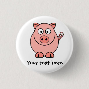 Rosa Schwein Button