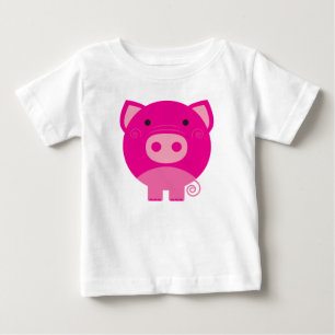 Rosa Schwein-T-Shirts und Geschenke Baby T-shirt