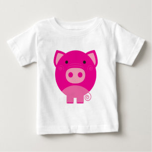 Rosa Schwein-T-Shirts und Geschenke Baby T-shirt