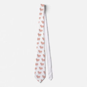 Rosa Schwein-T - Shirts und Geschenke Krawatte