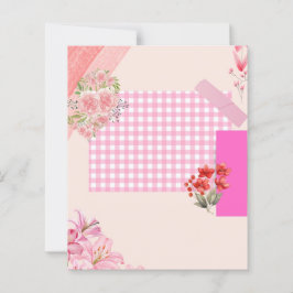 Rosa Scrapbook-Papier